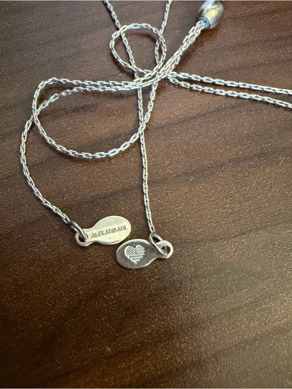 alex and ani spirited skull necklace silver - Picture 5 of 5